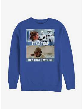 Star Wars It's A Trap Crew Sweatshirt, , hi-res