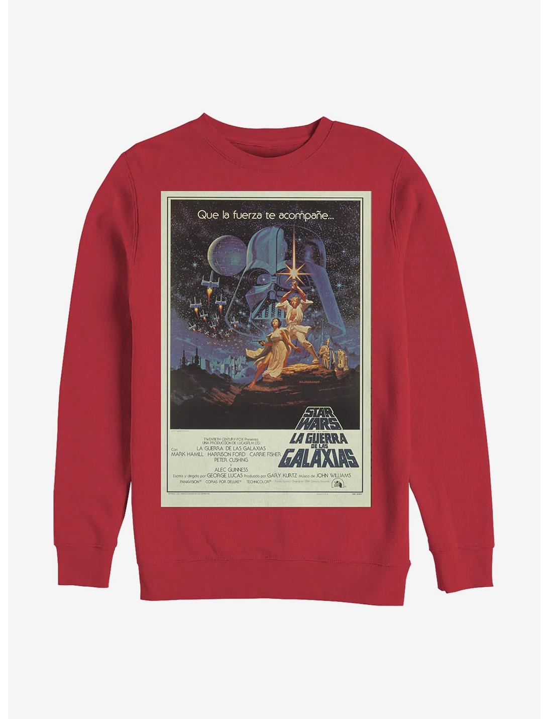 Star Wars La Fuerza Crew Sweatshirt, RED, hi-res