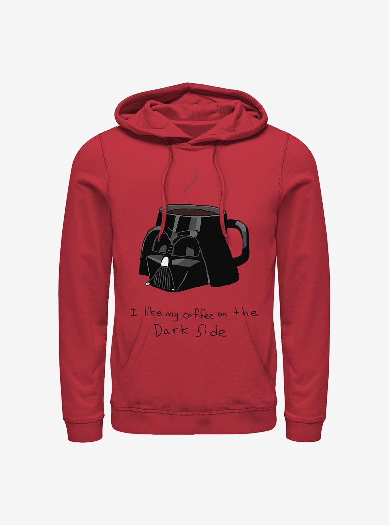 Star Wars Coffee On The Dark Side Hoodie, RED, hi-res