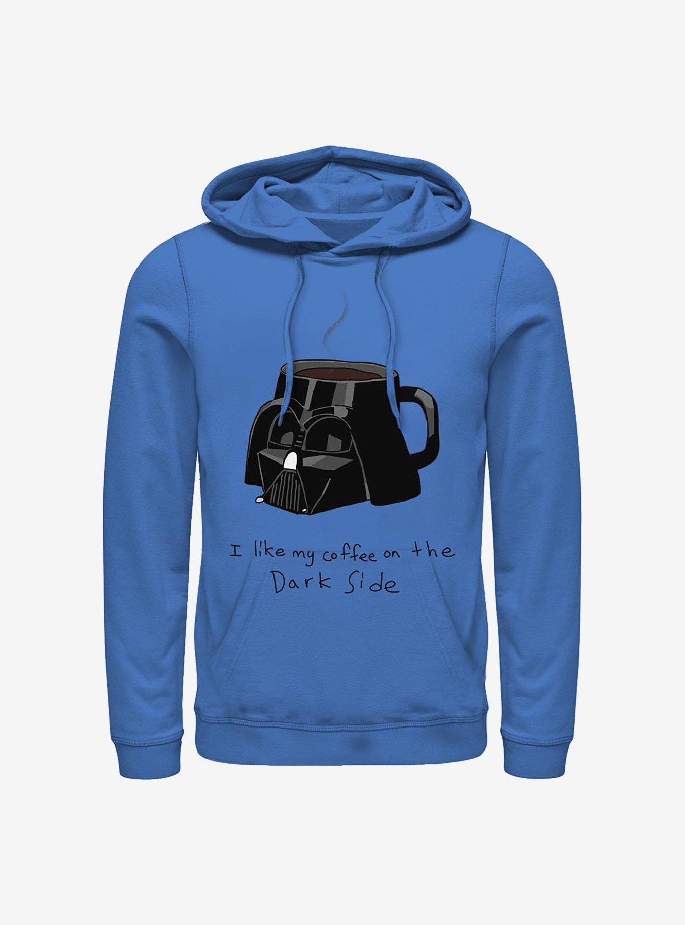 Star Wars Coffee On The Dark Side Hoodie, ROYAL, hi-res