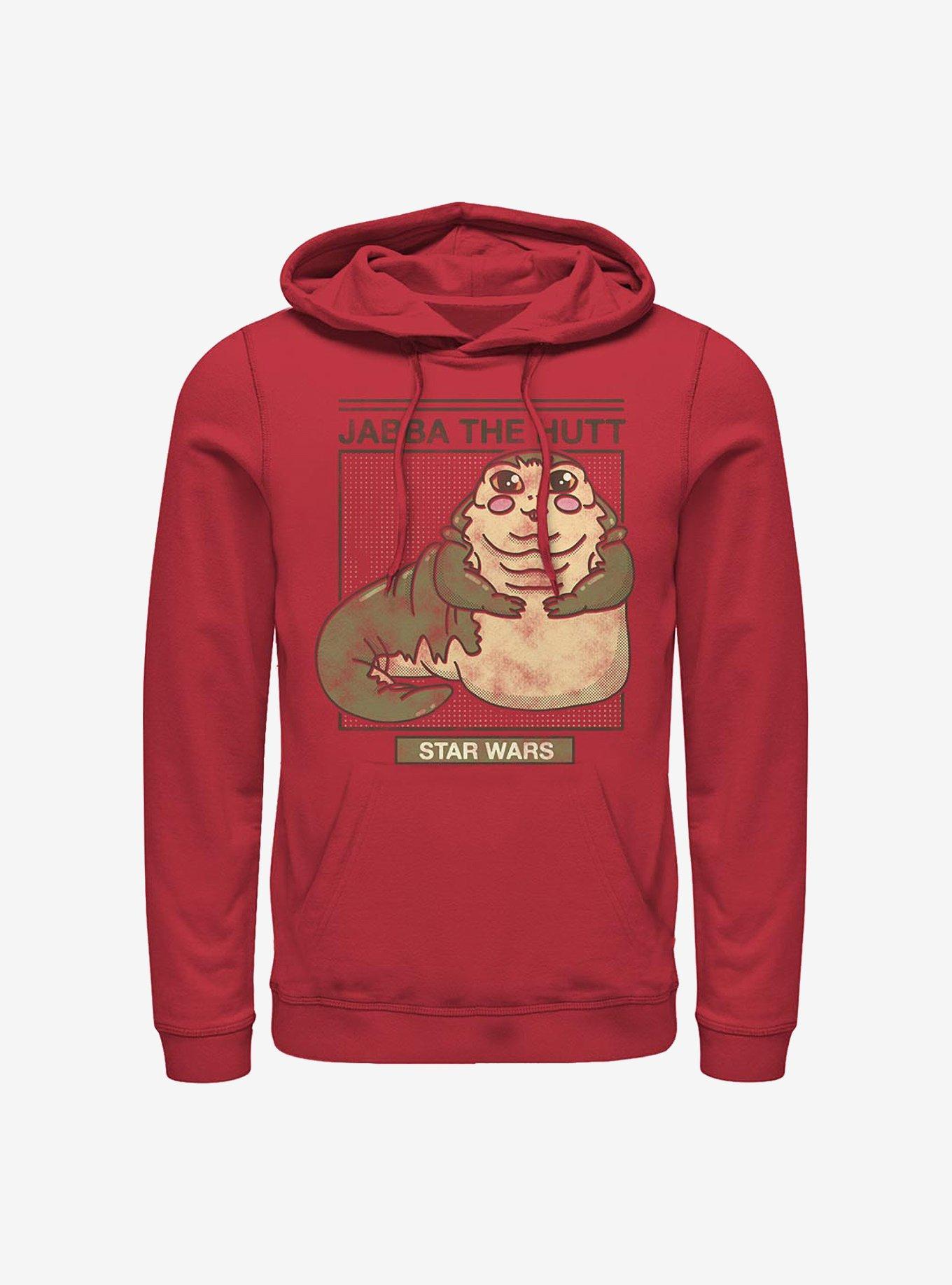 Star Wars Cute Jabba Hoodie, RED, hi-res