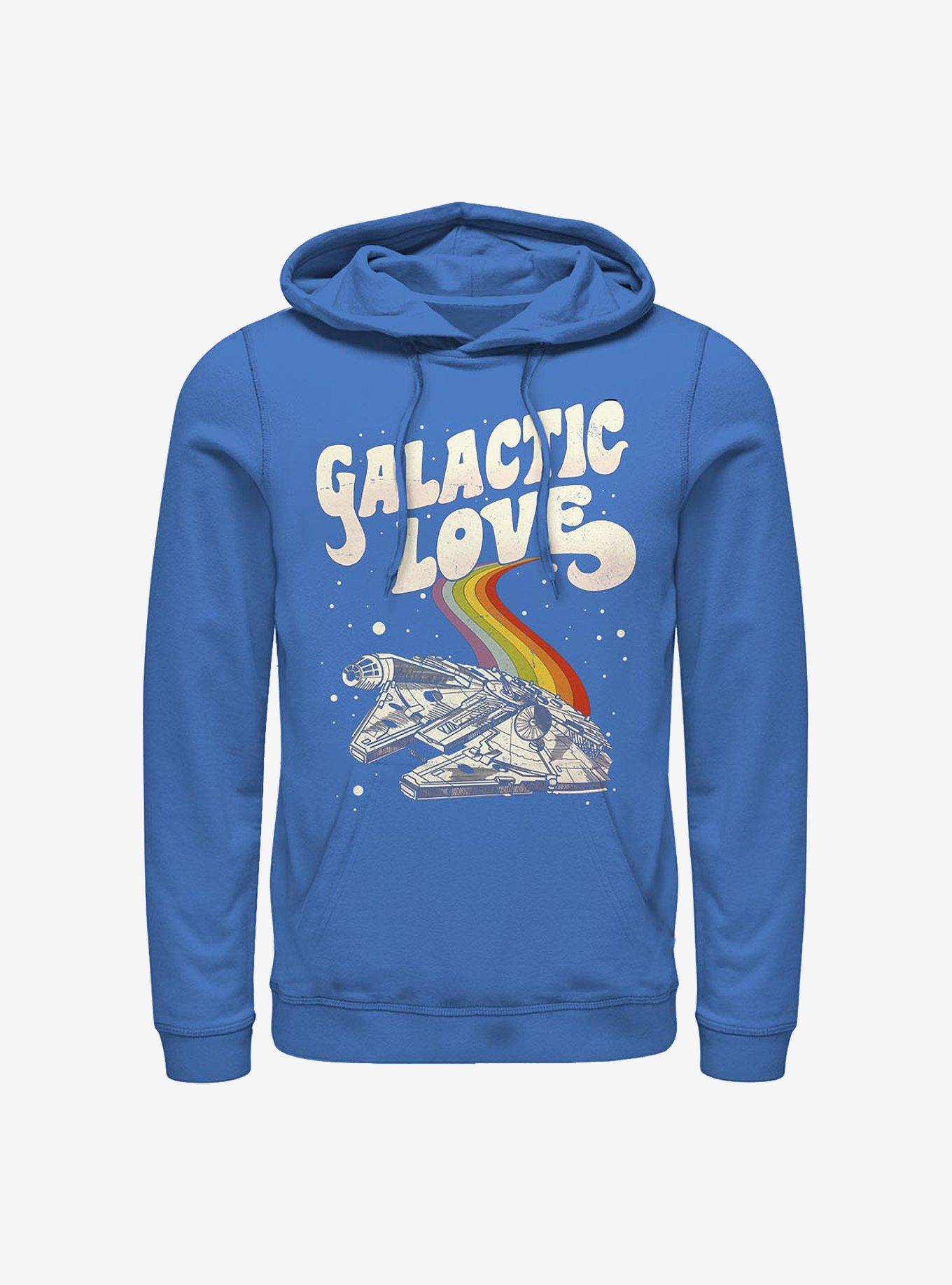 Star Wars Galactic Love Falcon Hoodie, ROYAL, hi-res