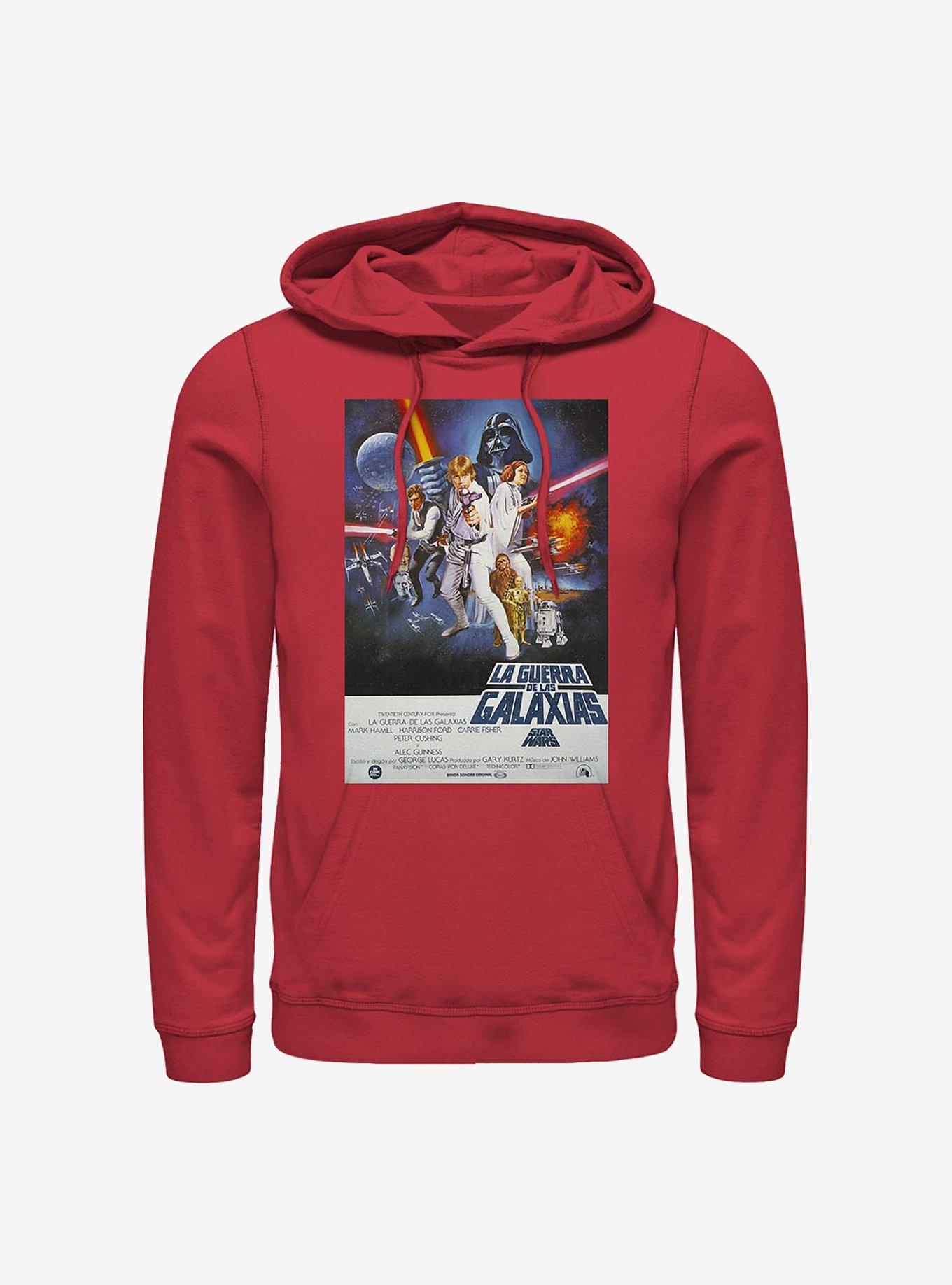 Star Wars Episode IV A New Hope La Guerra De Las Galaxias Poster Hoodie