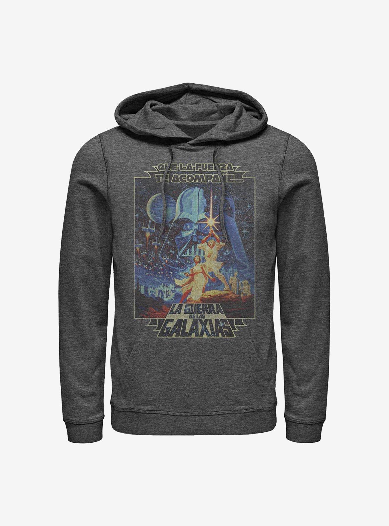 Star Wars Que La Fuerza Poster Hoodie, , hi-res