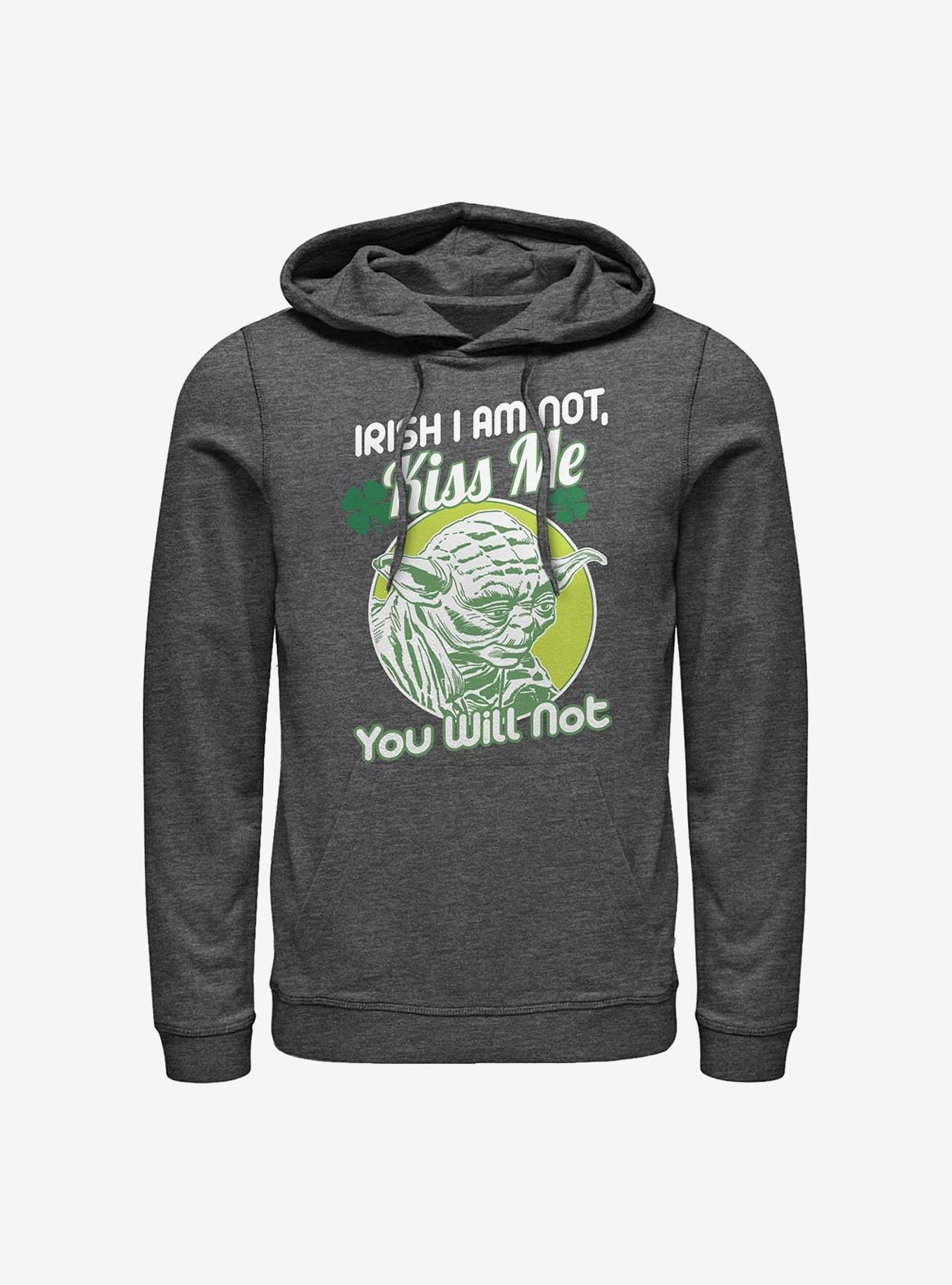 Star Wars Yoda Kiss Me You Will Not Hoodie, , hi-res