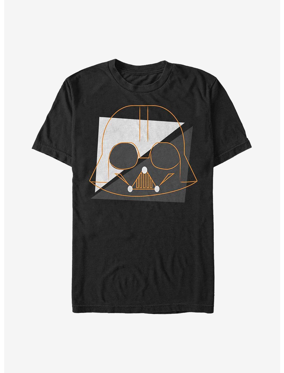 Star Wars Geometric Vader Lines T-Shirt, BLACK, hi-res