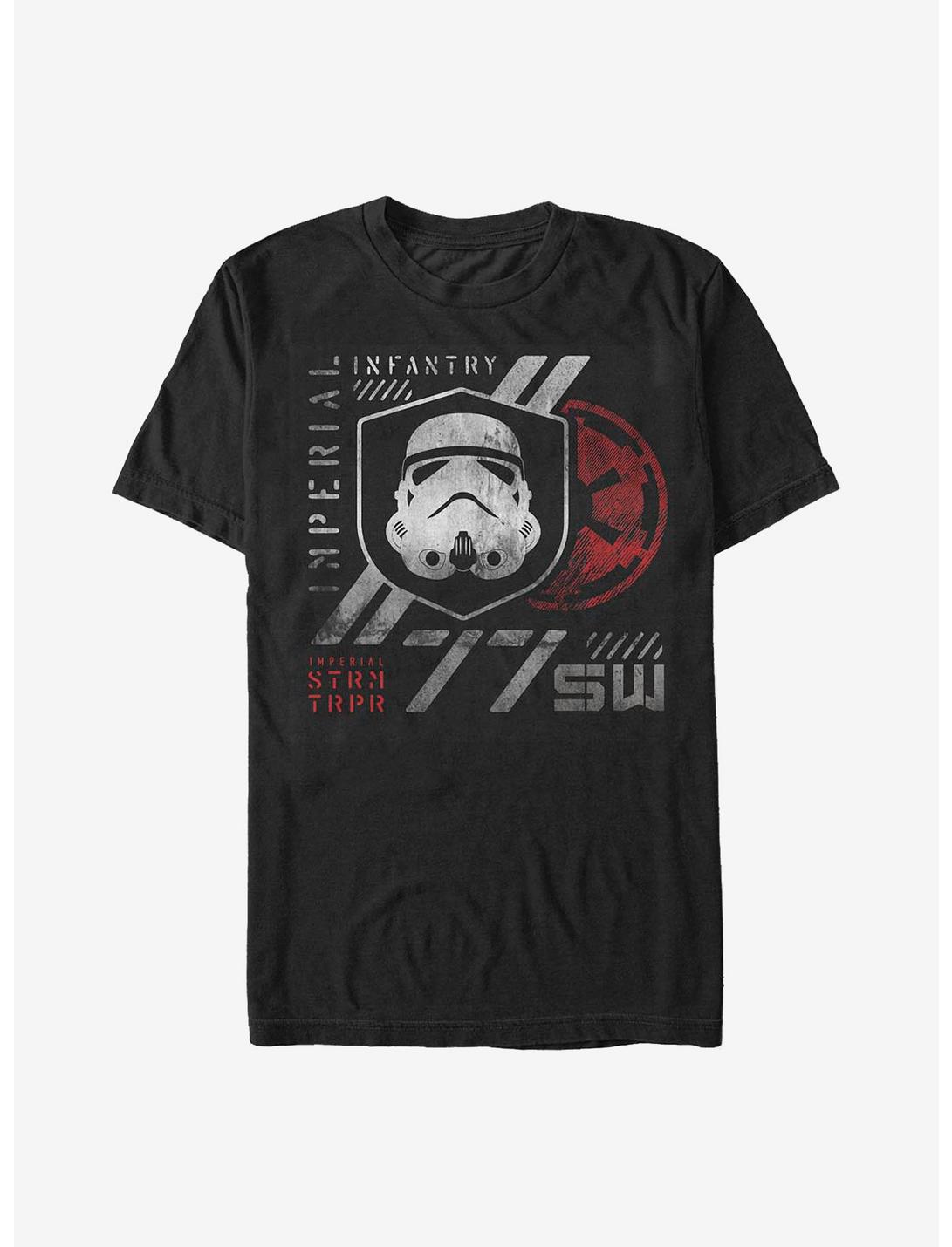 Star Wars Infantry Badge T-Shirt, BLACK, hi-res