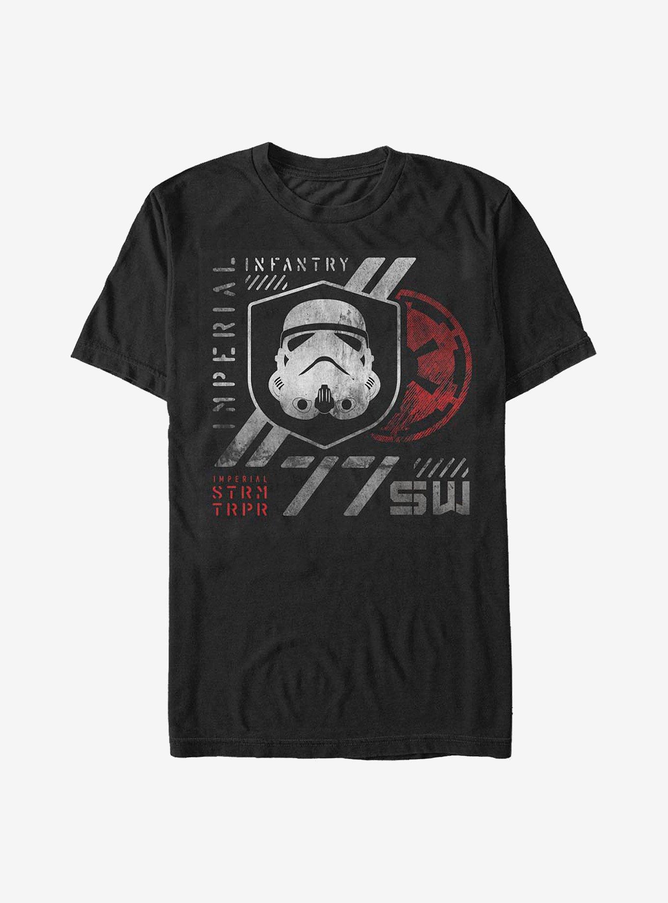Star Wars Infantry Badge T-Shirt, BLACK, hi-res