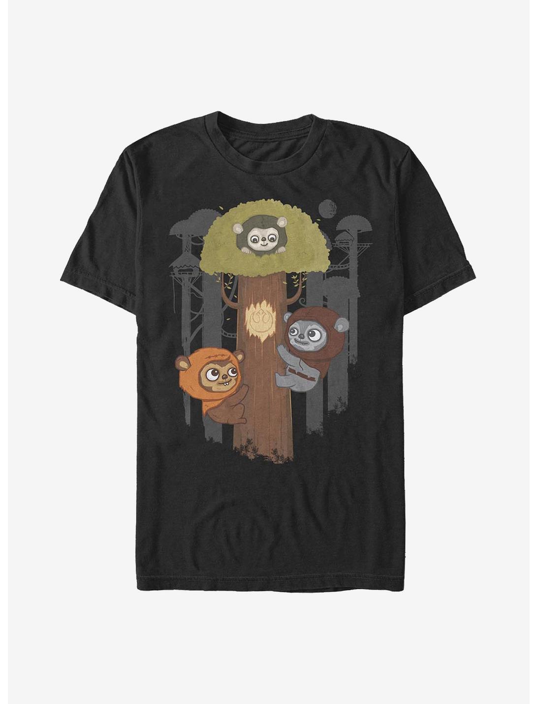 Star Wars Rebel Ewoks T-Shirt, BLACK, hi-res