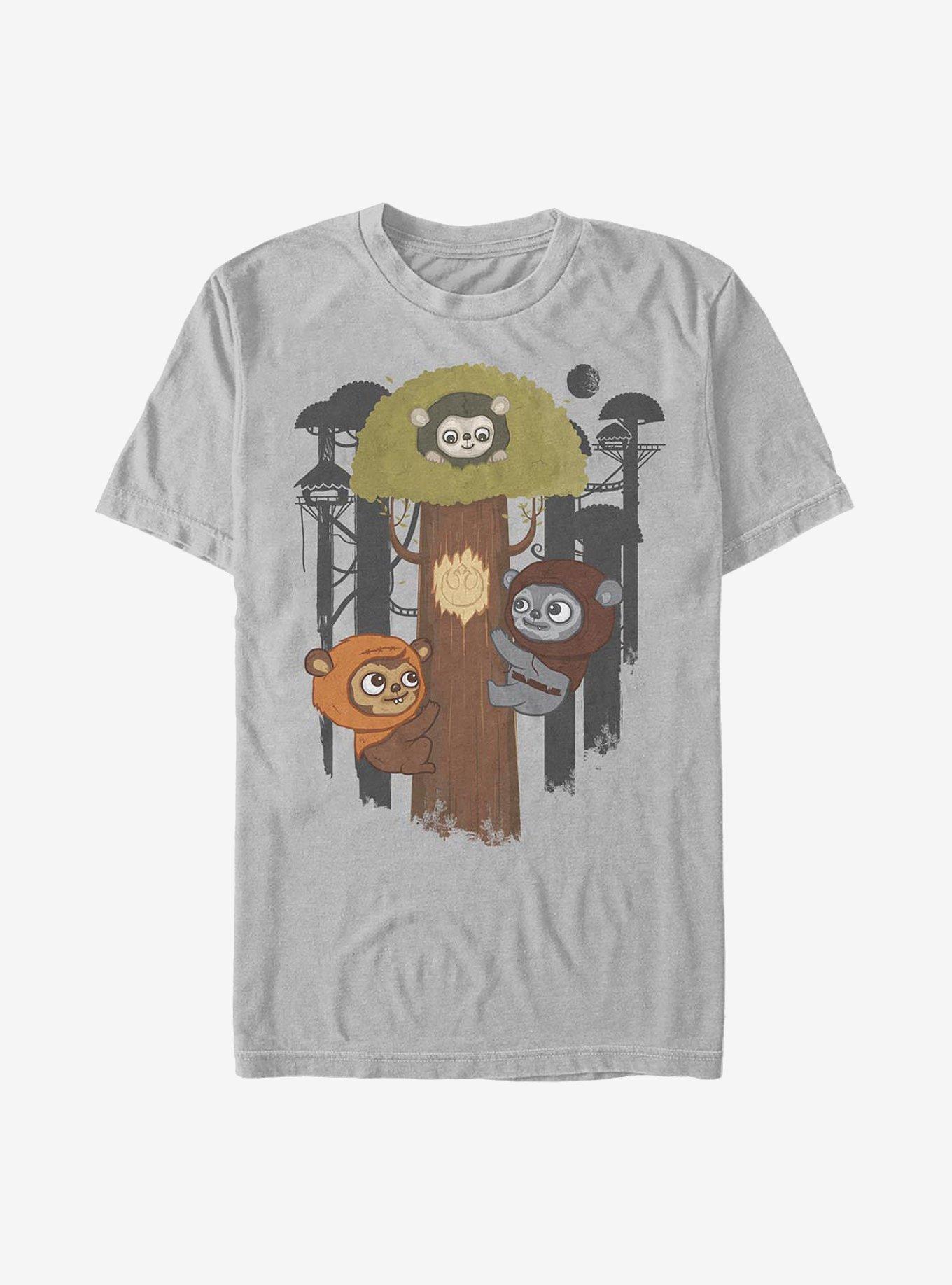 Star Wars Rebel Ewoks T-Shirt, SILVER, hi-res