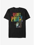 Star Wars Rebel Rainbow T-Shirt, BLACK, hi-res