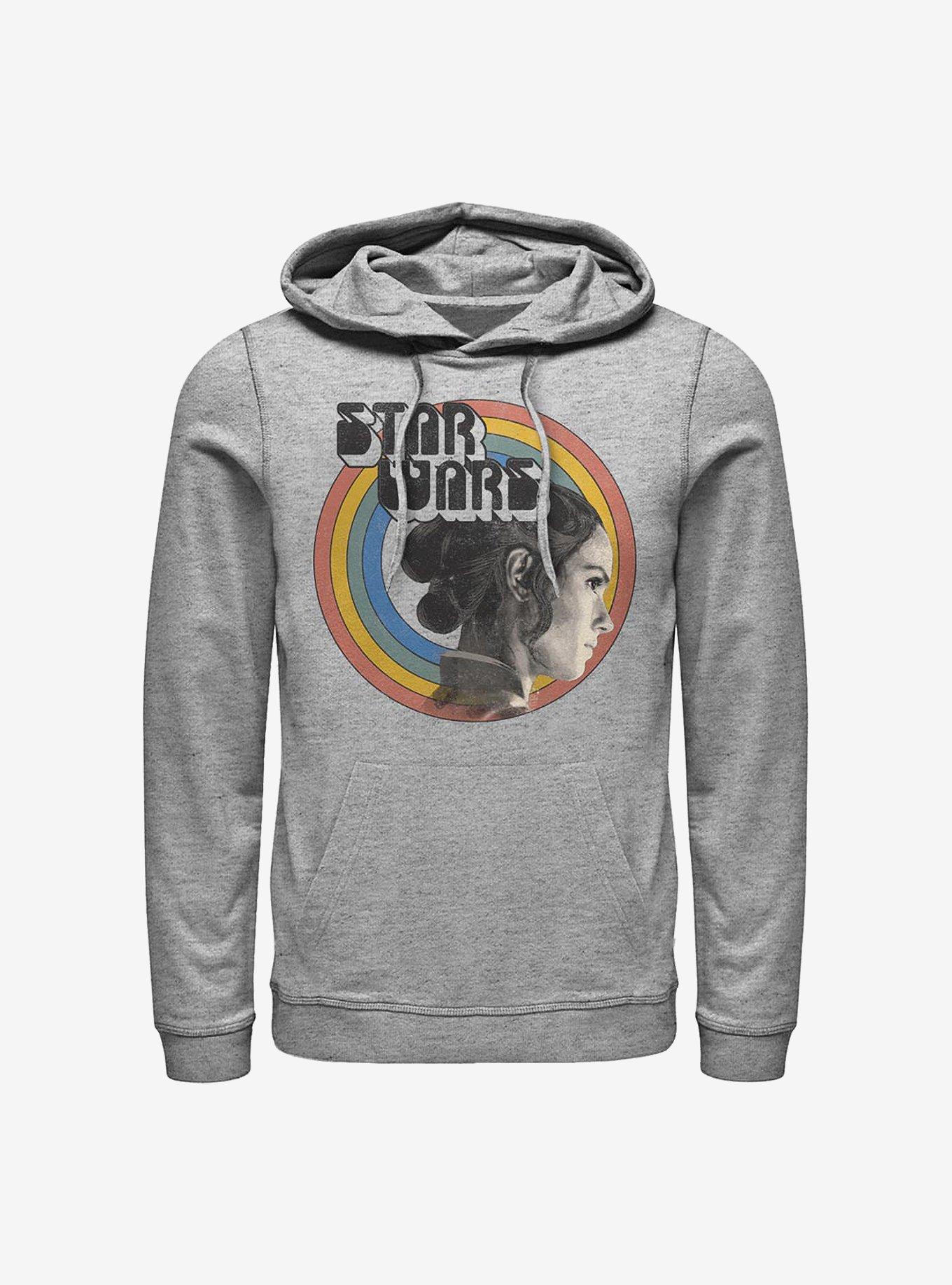 Star Wars: The Rise Of Skywalker Vintage Rey Rainbow Hoodie, , hi-res