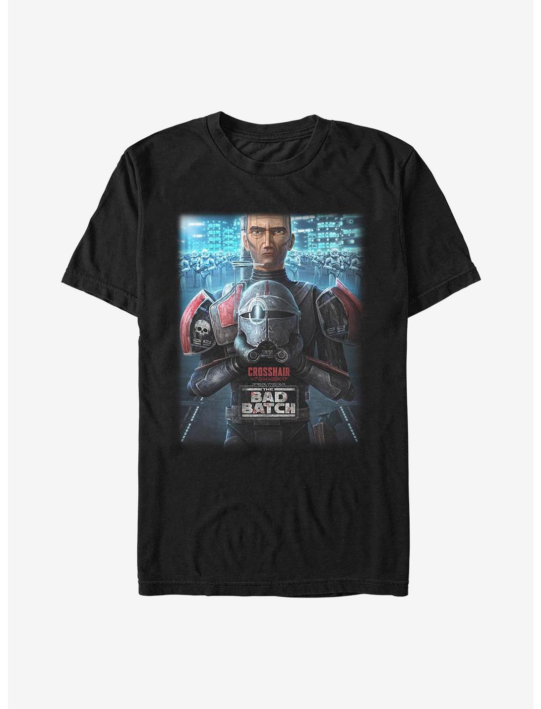 Star Wars: The Bad Batch Crosshair Poster T-Shirt, BLACK, hi-res