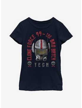 Star Wars: The Bad Batch Tech Headstone Youth Girls T-Shirt, , hi-res