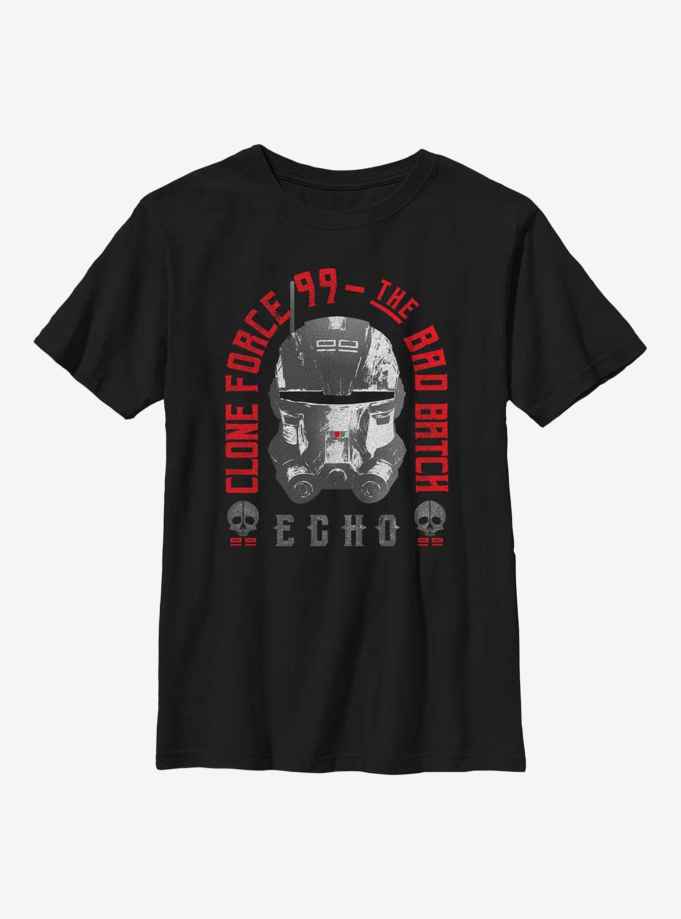 Star Wars: The Bad Batch Echo Arch Youth T-Shirt, BLACK, hi-res