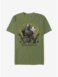 Star Wars: The Bad Batch Wrecker Army Crate T-Shirt, MIL GRN, hi-res