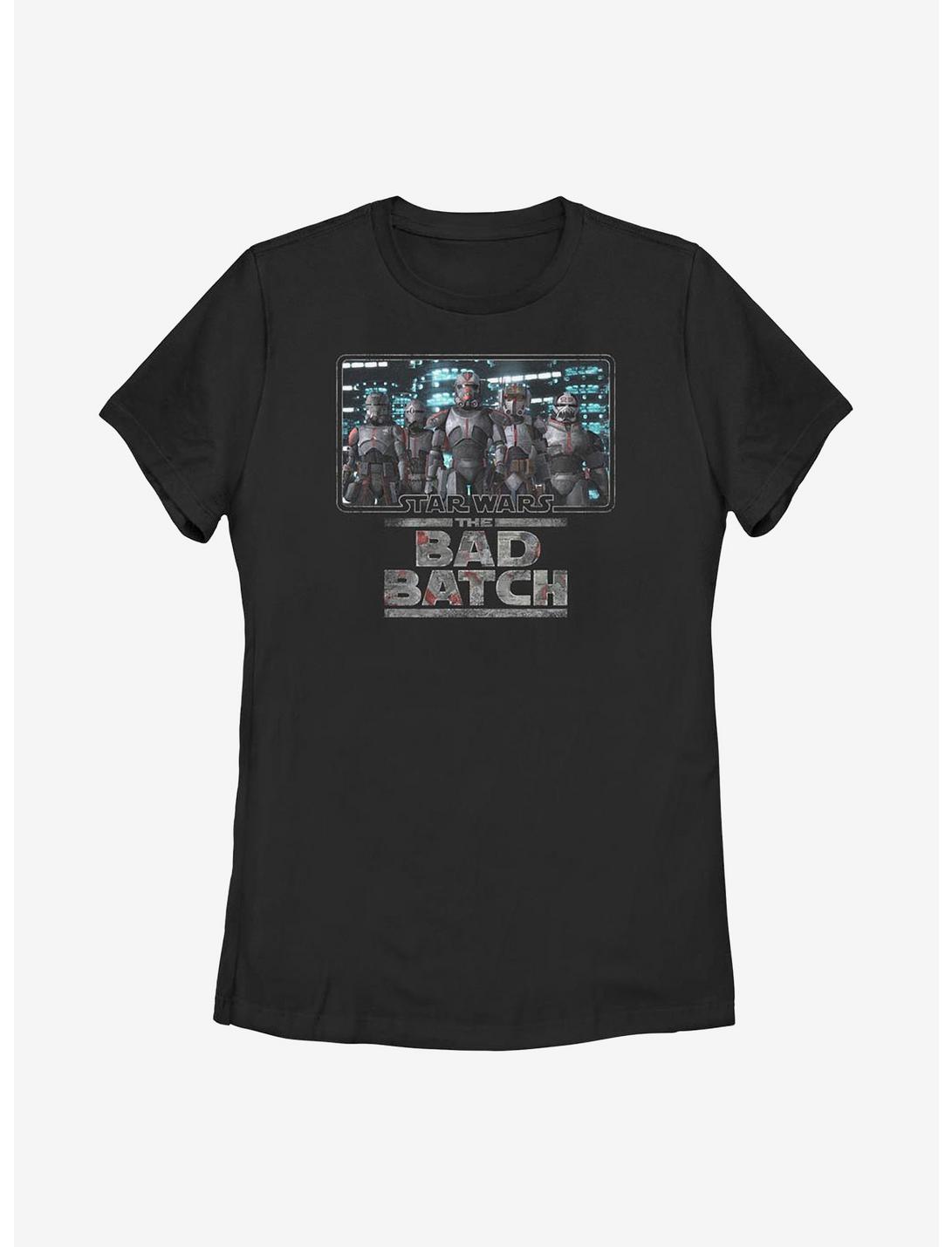 Star Wars: The Bad Batch Bad Group Womens T-Shirt, BLACK, hi-res
