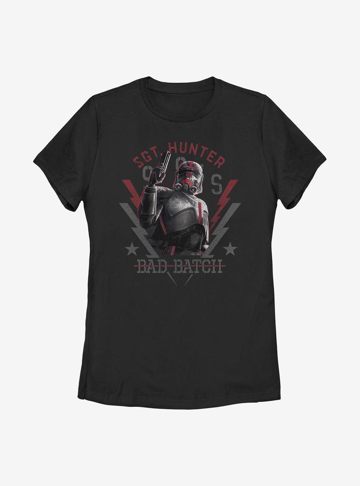 Star Wars: The Bad Batch Hunter Army Crate Womens T-Shirt, , hi-res