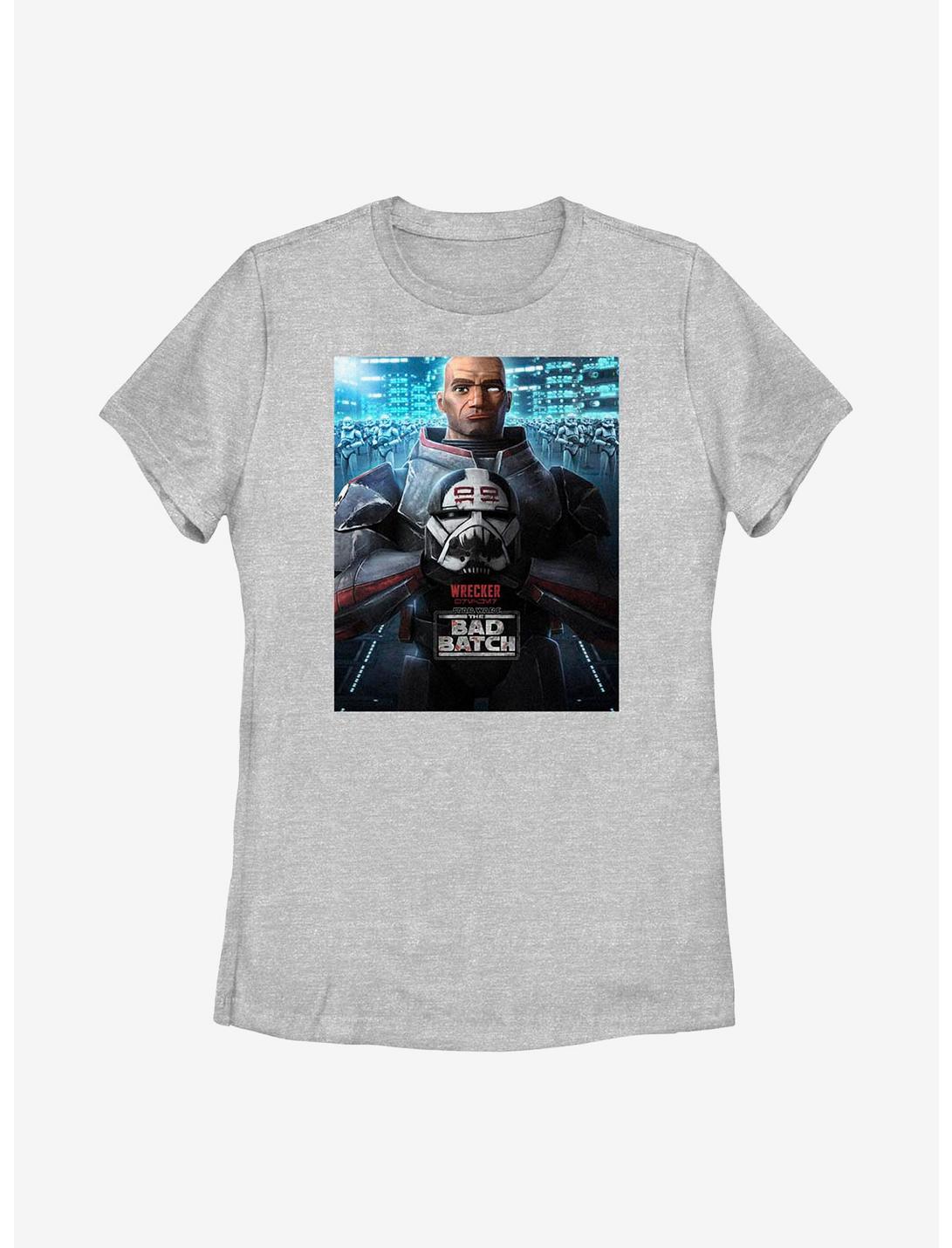 Star Wars: The Bad Batch Wrecker Poster Womens T-Shirt, ATH HTR, hi-res