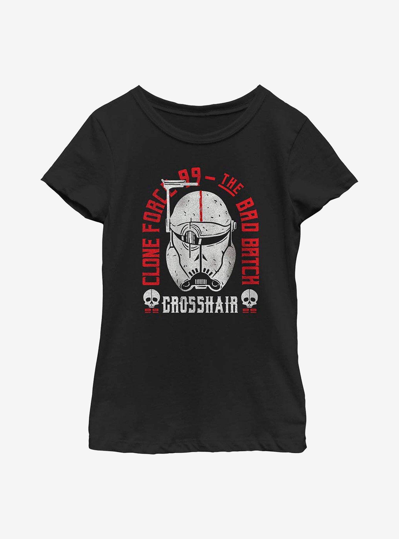 Star Wars: The Bad Batch Crosshair Arch Youth Girls T-Shirt, , hi-res