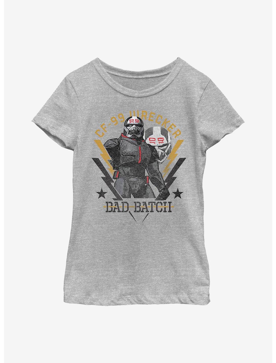 Star Wars: The Bad Batch Wrecker Army Crate Youth Girls T-Shirt, ATH HTR, hi-res