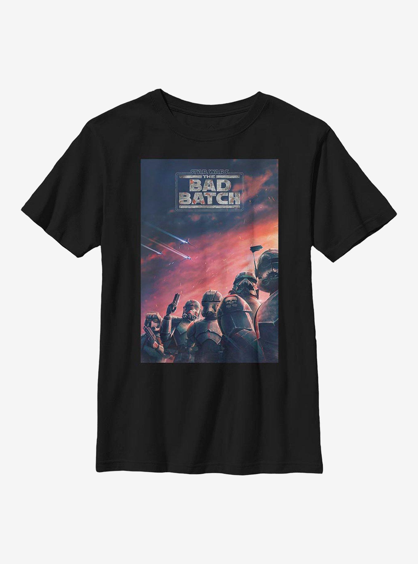 Star Wars: The Bad Batch Poster Youth T-Shirt, , hi-res