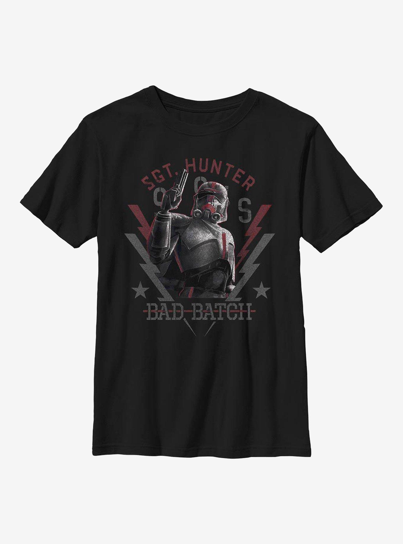 Star Wars: The Bad Batch Hunter Army Crate Youth T-Shirt, , hi-res