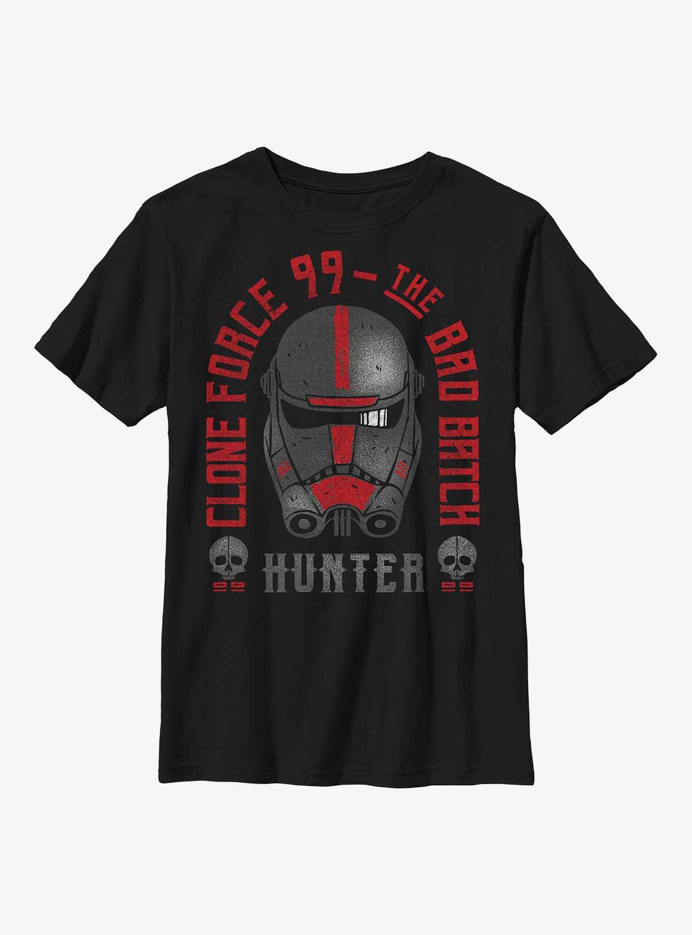Star Wars: The Bad Batch Hunter Headstone Youth T-Shirt, , hi-res