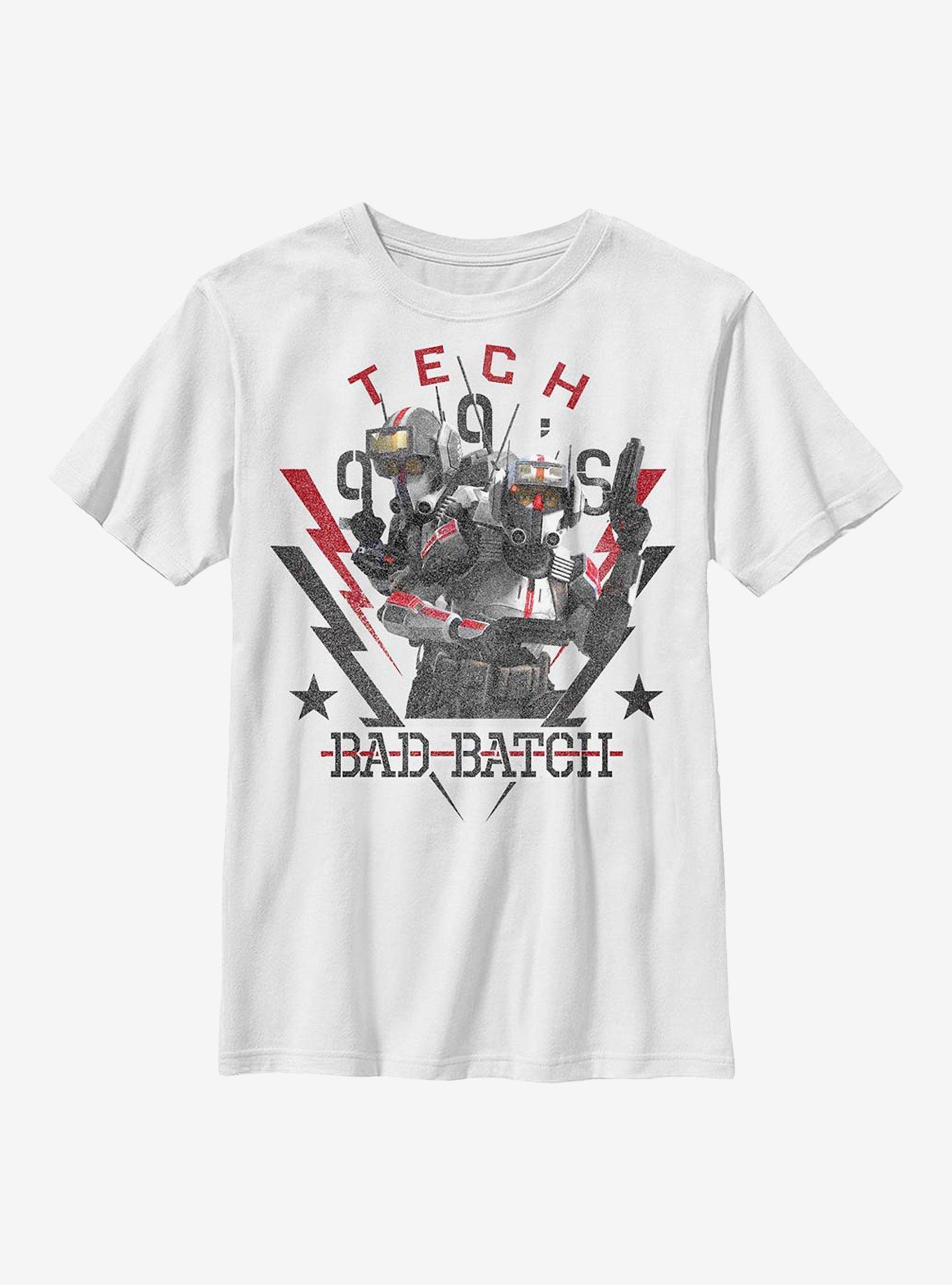 Star Wars: The Bad Batch Tech Crate Youth T-Shirt, WHITE, hi-res