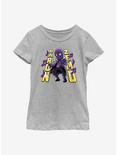 Marvel The Falcon And The Winter Soldier Baron Zemo Cartoon Youth Girls T-Shirt, ATH HTR, hi-res