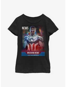 Marvel The Falcon And The Winter Soldier Falcons Plan Youth Girls T-Shirt, , hi-res