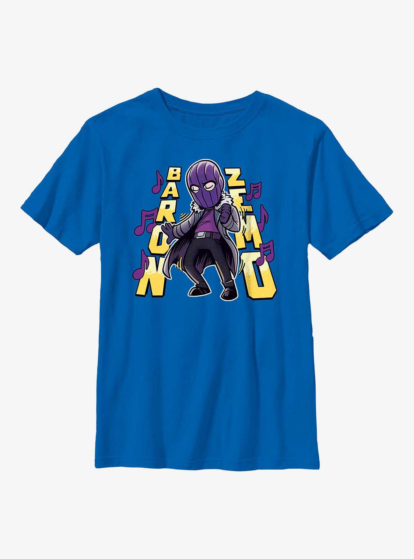Marvel The Falcon And The Winter Soldier Baron Zemo Cartoon Youth T-Shirt, , hi-res