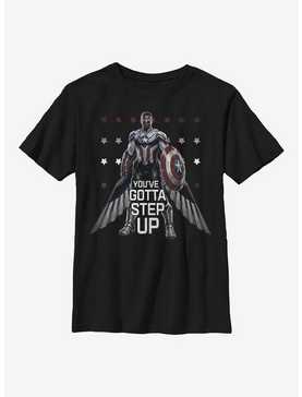 Marvel The Falcon And The Winter Soldier Falcon Soldier Teamed Youth T-Shirt, , hi-res