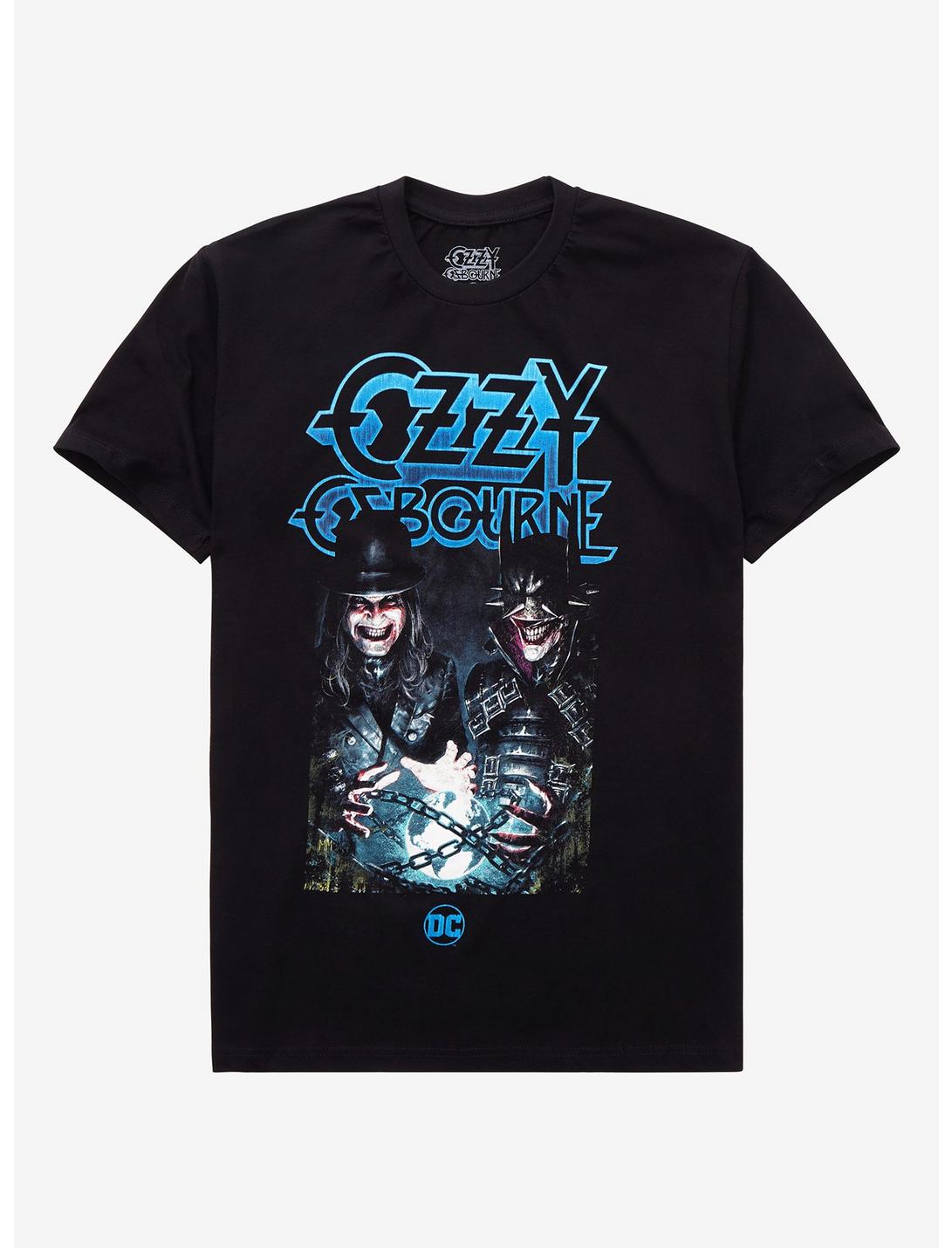 DC Comics Dark Nights: Death Metal Ozzy Osbourne & BatJoker T-Shirt, BLACK, hi-res