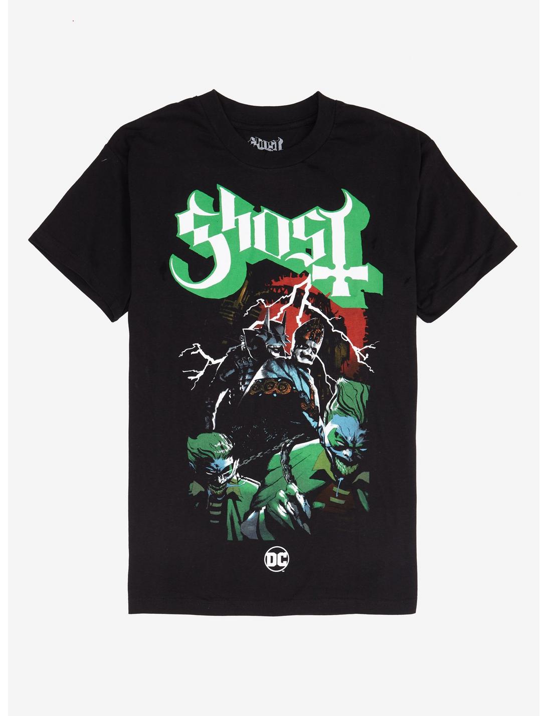 DC Comics Dark Nights: Death Metal Ghost & BatJoker T-Shirt, BLACK, hi-res