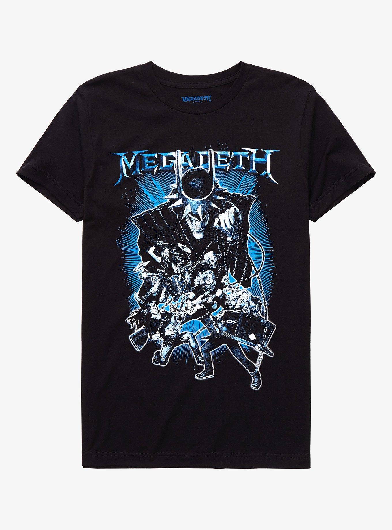 DC Comics Dark Nights: Death Metal Megadeth & BatJoker T-Shirt, BLACK, hi-res