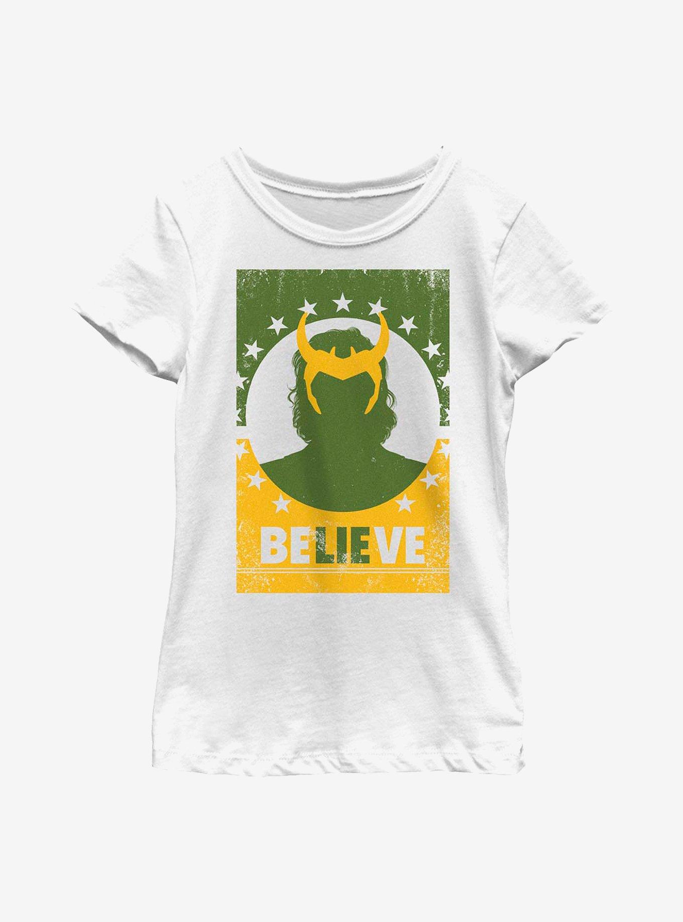 Marvel Loki Believes Youth Girls T-Shirt, , hi-res