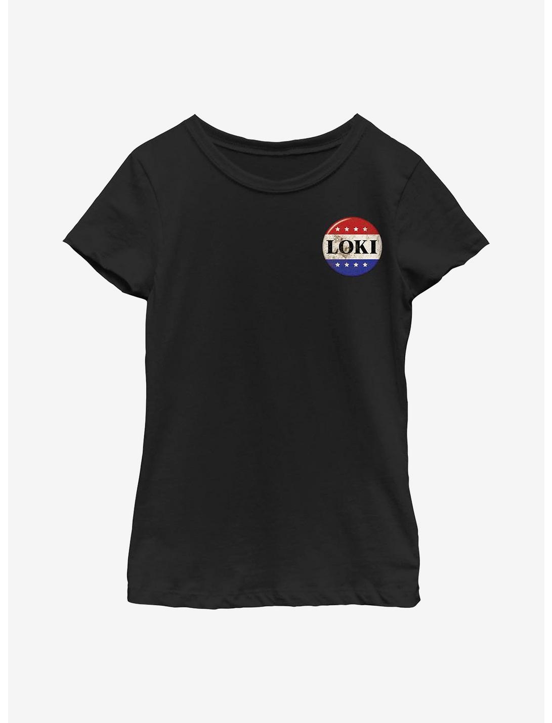 Marvel Loki Voting Youth Girls T-Shirt, BLACK, hi-res