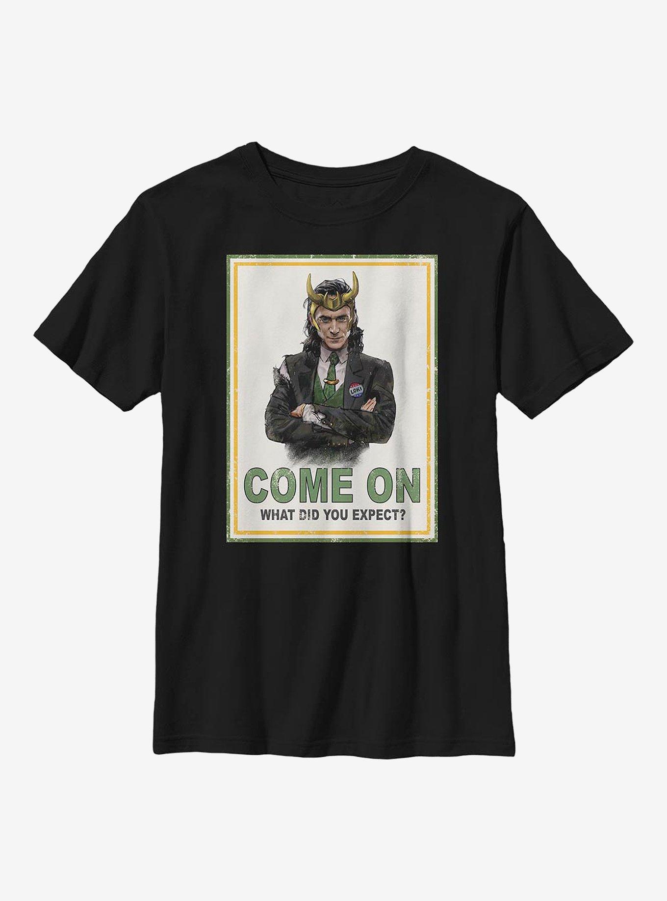 Marvel Loki Pres Youth T-Shirt, , hi-res