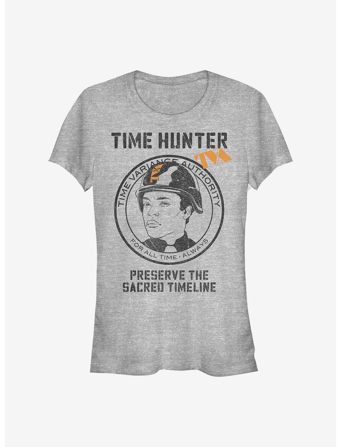 Marvel Loki Time Hunter Features Hunter B-15 Girls T-Shirt, ATH HTR, hi-res