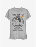 Marvel Loki Time Hunter Features Hunter B-15 Girls T-Shirt, ATH HTR, hi-res