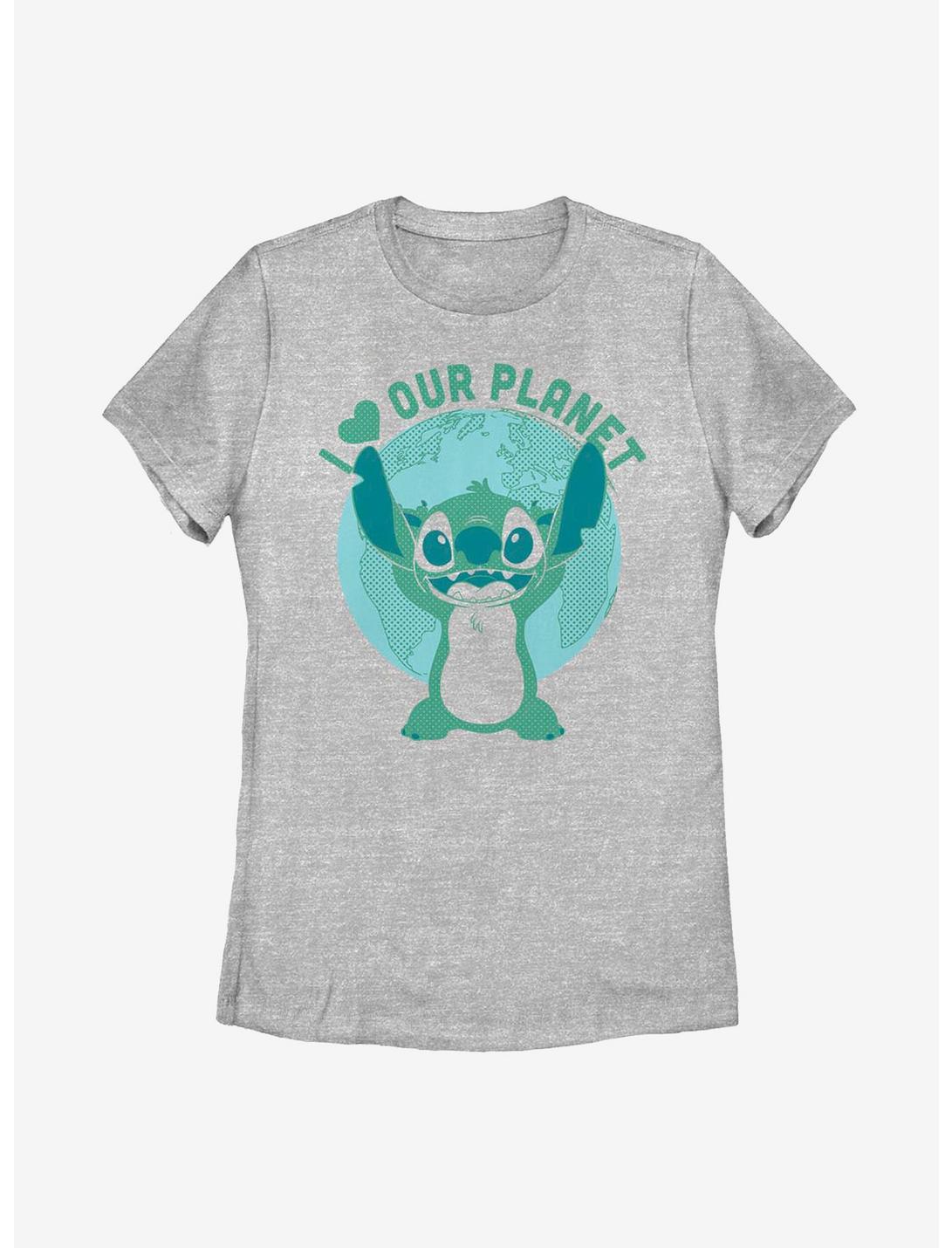Disney Lilo & Stitch Save Planet Womens T-Shirt, ATH HTR, hi-res
