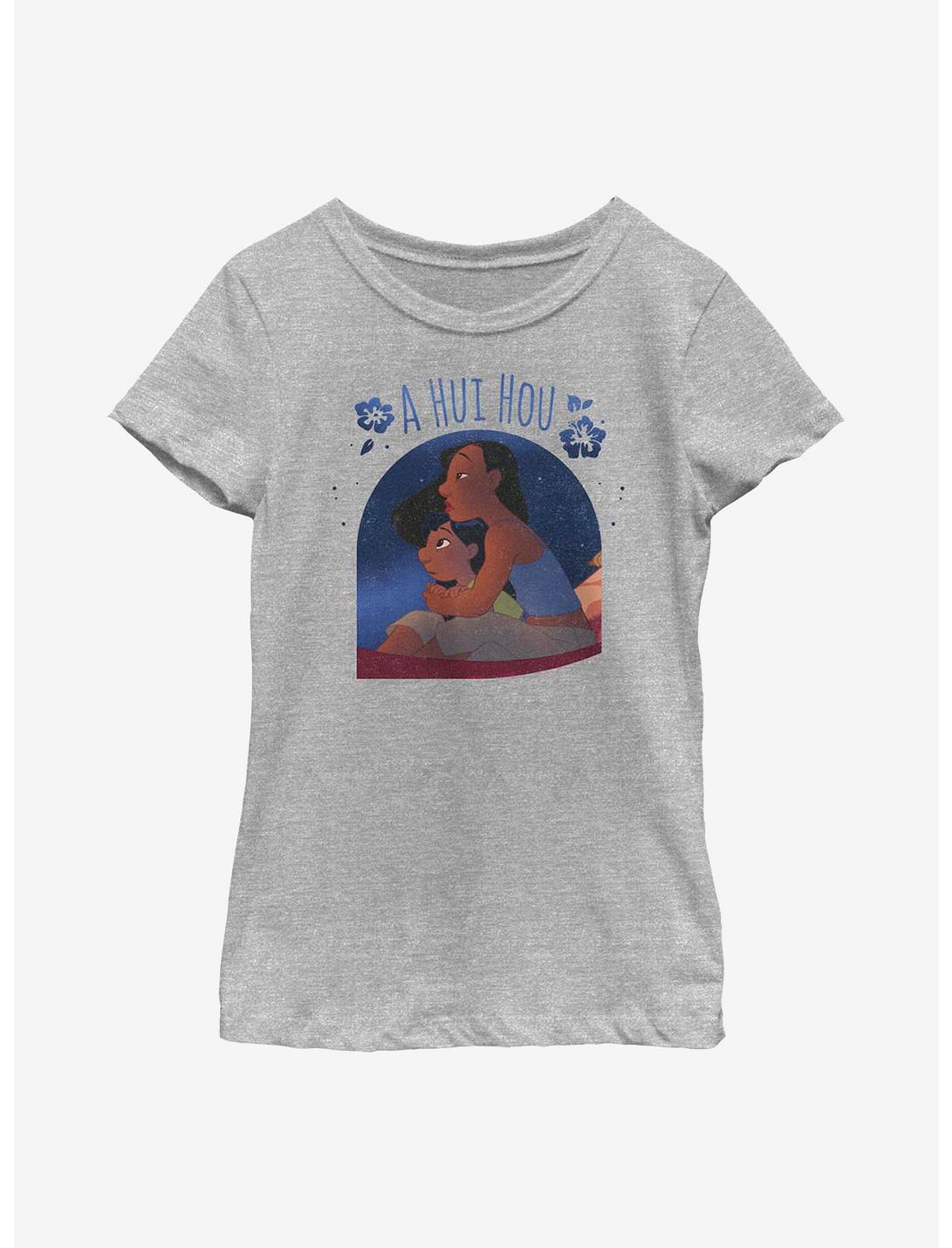 Disney Lilo & Stitch A Hui Hou Youth Girls T-Shirt, ATH HTR, hi-res