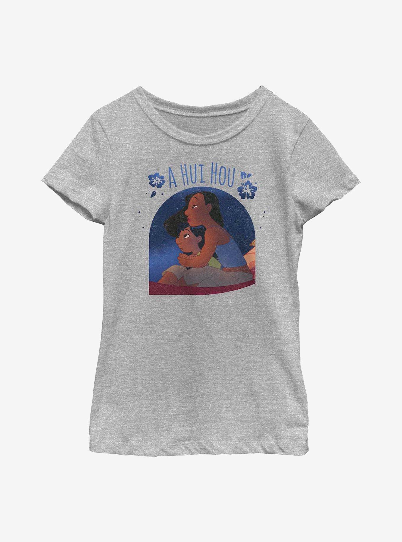 Disney Lilo & Stitch A Hui Hou Youth Girls T-Shirt, ATH HTR, hi-res
