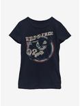 Disney Lilo & Stitch Americana Circle Youth Girls T-Shirt, NAVY, hi-res
