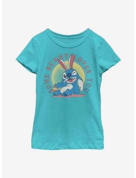 Disney Lilo & Stitch Some Bunny Loves You Youth Girls T-Shirt, , hi-res