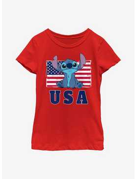 Disney Lilo & Stitch Merica Youth Girls T-Shirt, , hi-res
