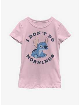 Disney Lilo & Stitch Mornings Youth Girls T-Shirt, , hi-res