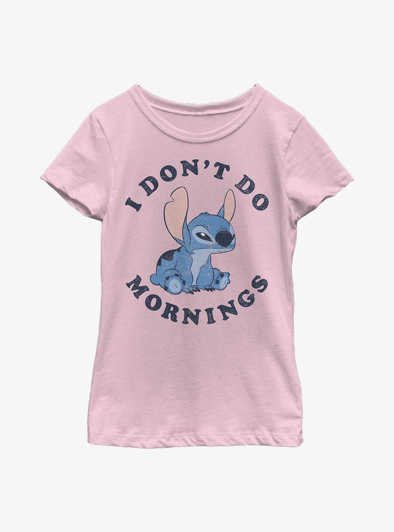 Disney Lilo & Stitch Mornings Youth Girls T-Shirt, , hi-res