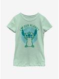Disney Lilo & Stitch Save Planet Youth Girls T-Shirt, MINT, hi-res